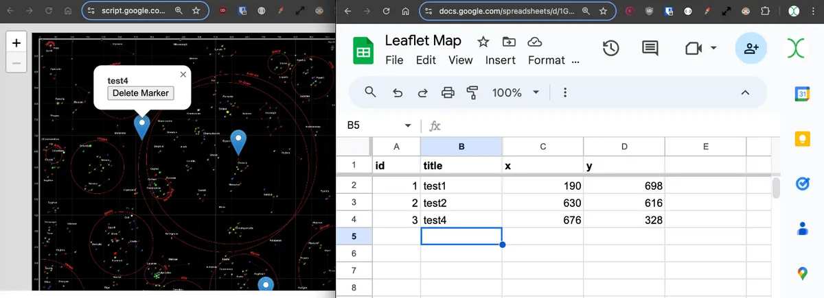 Building an Interactive XY Image Plot with Google Apps Script and Leaflet.js