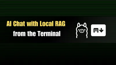 Offline AI Chat with Local RAG from the Terminal
